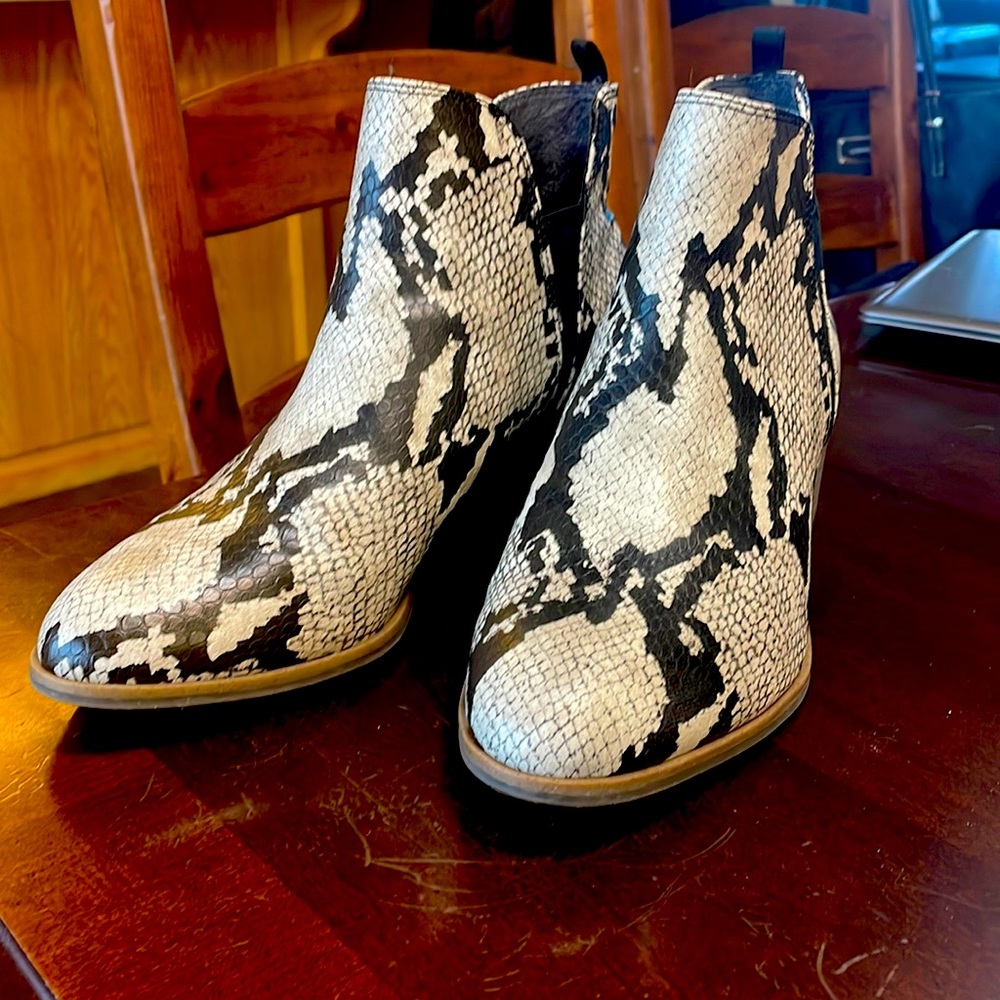 Booties, size 8, only worn once